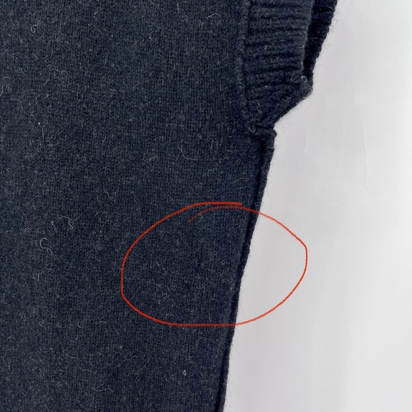 Vince sweater Alpaca Wool Cashmere‎ Cowl Neck Short Sleeve L black - Picture 5 of 10